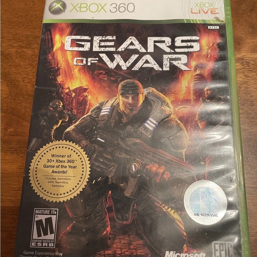 Microsoft Xbox 360 Gears of War - Green Case
